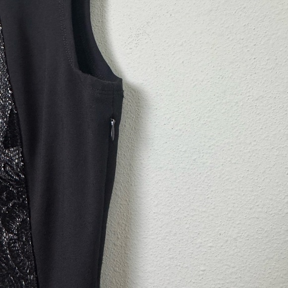 Desigual 17WWVW30 Black Vane Printed Sleeveless asymmetrical zip Mini Dress 38 - Picture 8 of 16